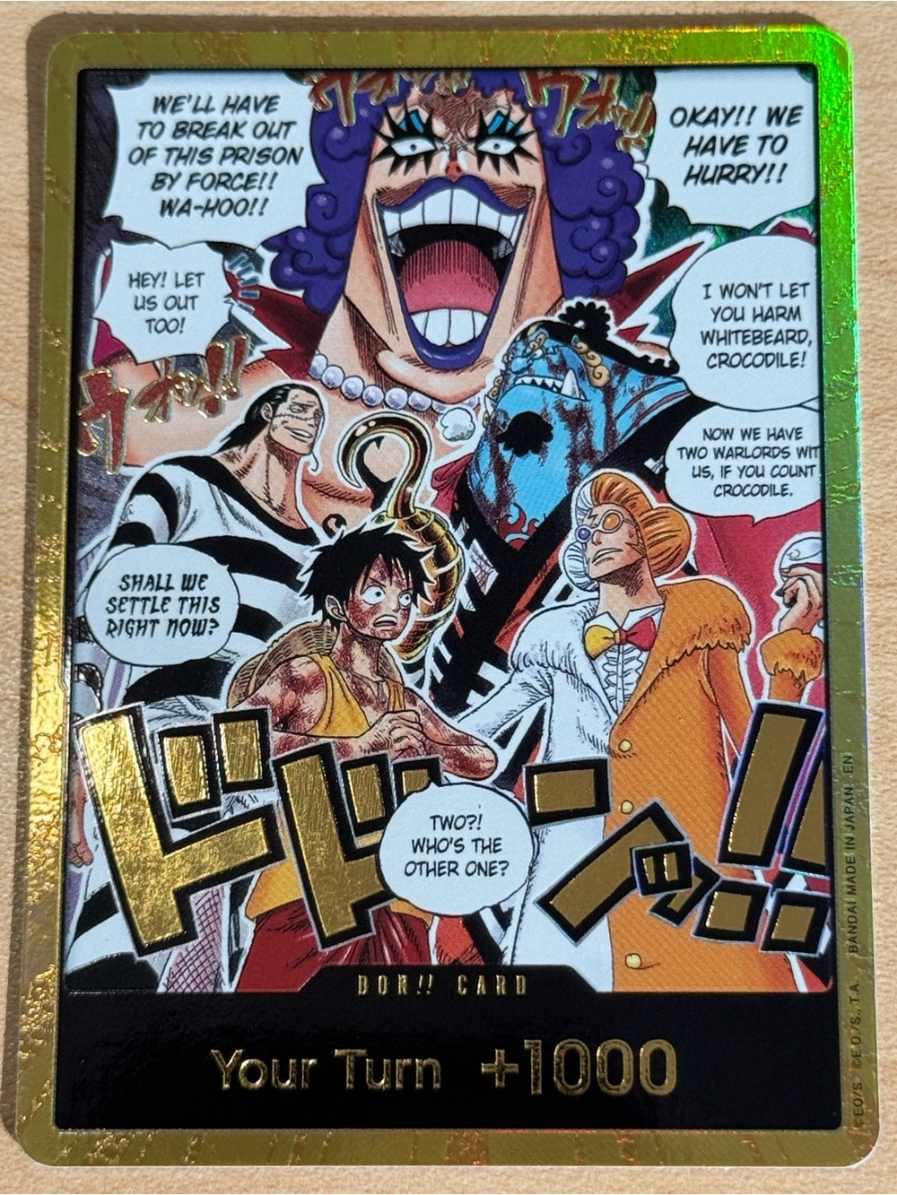 DON!! Card (Alternate Art) (Gold) The Time of Battle Foil